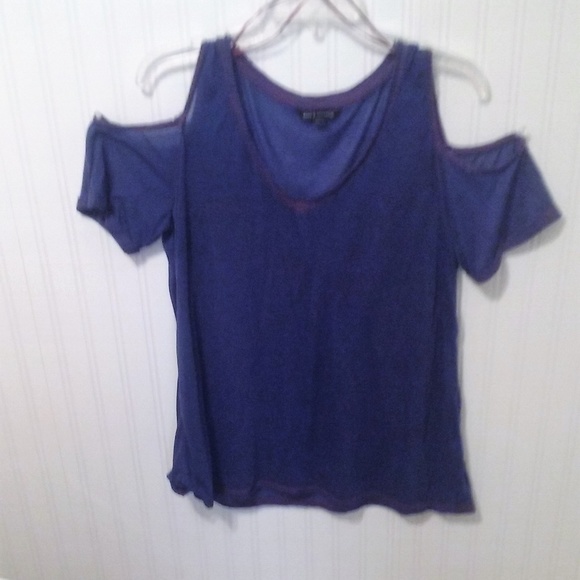 Rock & Republic Tops - Rock & Republic | Burn out cold shoulder top